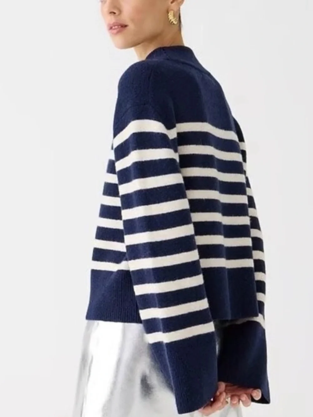 J. Crew Chunky Crewneck Sweater in Supersoft Yarn
